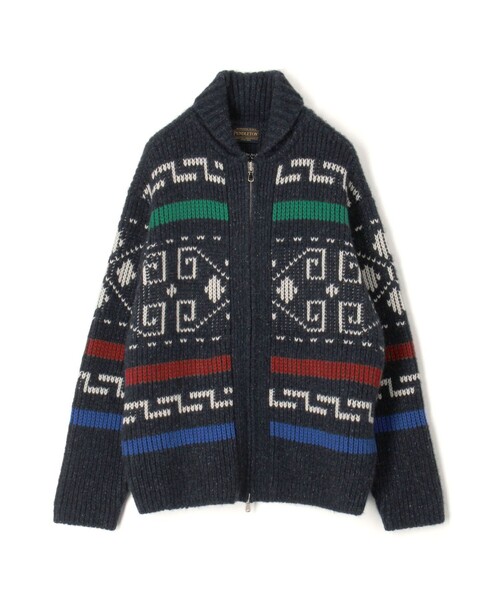 【別注】PENDLETON カシミヤ ショールカラー カウチンニット(ニット/セーター)|TOMORROWLAND(トゥモローランド)