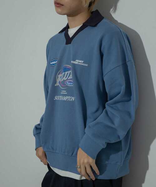 SENSE OF PLACE by URBAN RESEARCH(センスオブプレイスバイアーバンリサーチ)の「Game Graphic Long-Sleeve Sweat(スウェット・メンズ・レッド/ブラック/ブルー・LARGE/MEDIUM)」の2枚目の写真