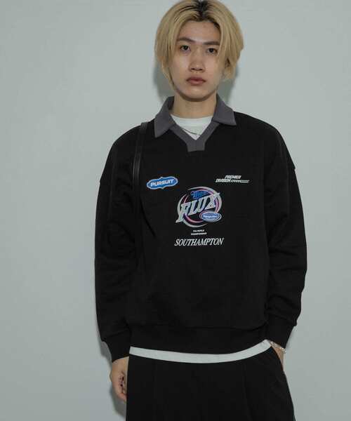 SENSE OF PLACE by URBAN RESEARCH(センスオブプレイスバイアーバンリサーチ)の「Game Graphic Long-Sleeve Sweat(スウェット・メンズ・レッド/ブラック/ブルー・LARGE/MEDIUM)」の5枚目の写真