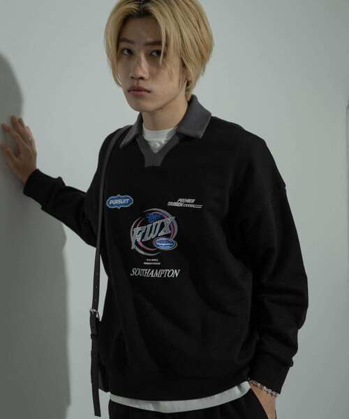 SENSE OF PLACE by URBAN RESEARCH(センスオブプレイスバイアーバンリサーチ)の「Game Graphic Long-Sleeve Sweat(スウェット・メンズ・レッド/ブラック/ブルー・LARGE/MEDIUM)」の6枚目の写真