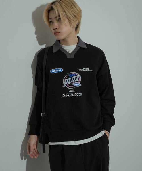 SENSE OF PLACE by URBAN RESEARCH(センスオブプレイスバイアーバンリサーチ)の「Game Graphic Long-Sleeve Sweat(スウェット・メンズ・レッド/ブラック/ブルー・LARGE/MEDIUM)」の7枚目の写真