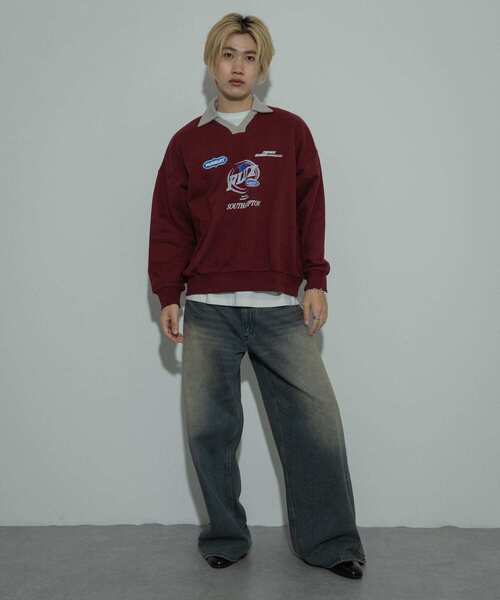 SENSE OF PLACE by URBAN RESEARCH(センスオブプレイスバイアーバンリサーチ)の「Game Graphic Long-Sleeve Sweat(スウェット・メンズ・レッド/ブラック/ブルー・LARGE/MEDIUM)」の21枚目の写真