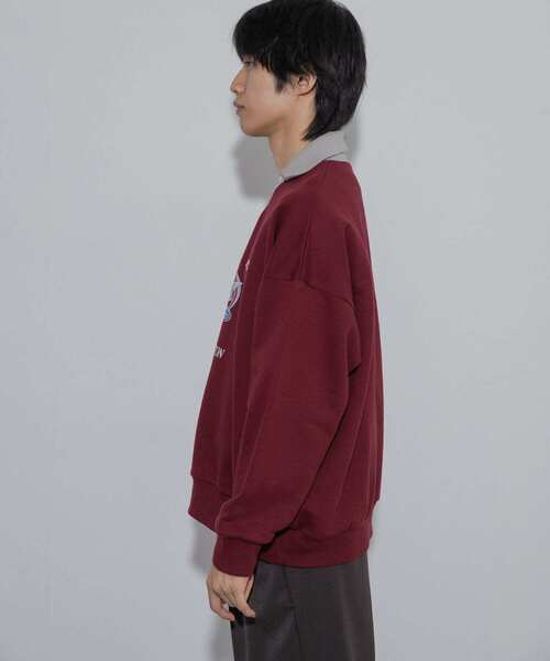 SENSE OF PLACE by URBAN RESEARCH(センスオブプレイスバイアーバンリサーチ)の「Game Graphic Long-Sleeve Sweat(スウェット・メンズ・レッド/ブラック/ブルー・LARGE/MEDIUM)」の4枚目の写真