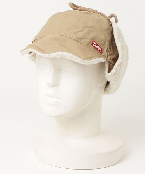 CHUMS（チャムス）の「CHUMS/チャムス キャップ キャンピングボアロシアンキャップ CAMPING BOA RUSSIAN CAP CH05-1387（キャップ・メンズ・ライトブルー/マルチ/ブラック/ベージュ・FREE）」の7枚目の写真