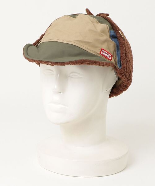 CHUMS（チャムス）の「CHUMS/チャムス キャップ キャンピングボアロシアンキャップ CAMPING BOA RUSSIAN CAP CH05-1387（キャップ・メンズ・ライトブルー/マルチ/ブラック/ベージュ・FREE）」の5枚目の写真