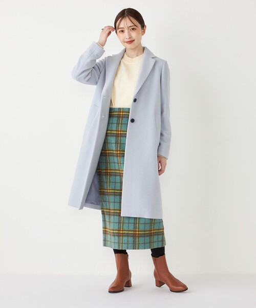 SHIPS Colors(シップス カラーズ)の「SHIPS Colors: 起毛 チェック タイトスカート(スカート・レディース・オレンジ/グリーン/ブラック・SMALL/MEDIUM)」の15枚目の写真