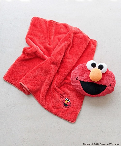 セール】【セサミストリート】ブランケット付きクッション