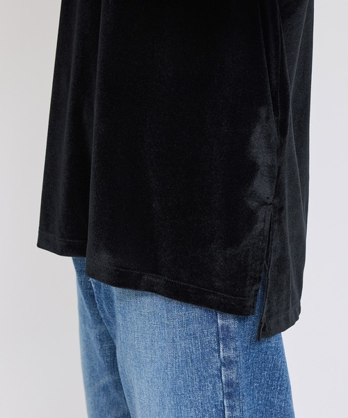 ROPE'（ロペ）の「シアーベロアクルーネックロングスリーブ（Tシャツ/カットソー・レディース・ライトグリーン/ブラック/グレー・FREE）」の15枚目の写真