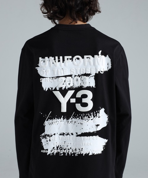 新品未使用Y-3 U GFX LOGO LS T / Lサイズ U GFX LS TEE（Tシャツ/カットソー）｜Y-3（ワイスリー）の