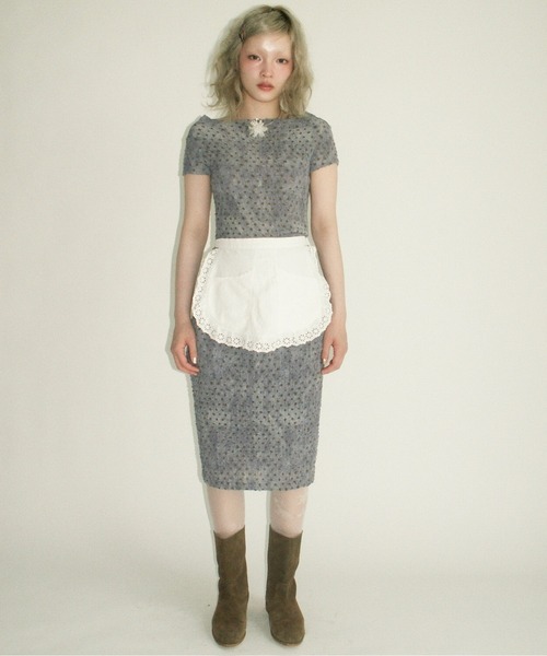 musubore(ムスボレ)の「【 select 】flower charm wire choker / フラワーチョーカー(チョーカー・レディース・シルバー・FREE)」の17枚目の写真