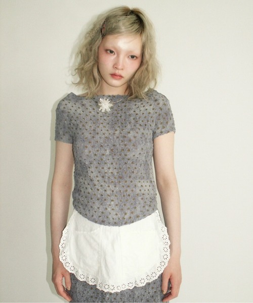 musubore(ムスボレ)の「【 select 】flower charm wire choker / フラワーチョーカー(チョーカー・レディース・シルバー・FREE)」の16枚目の写真