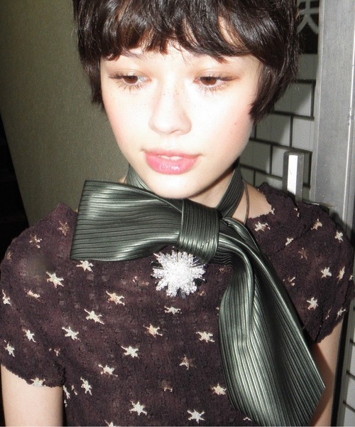musubore(ムスボレ)の「【 select 】flower charm wire choker / フラワーチョーカー(チョーカー・レディース・シルバー・FREE)」の15枚目の写真
