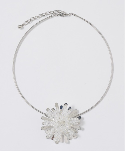 musubore（ムスボレ）の「【 select 】flower charm wire choker / フラワーチョーカー（チョーカー・レディース・シルバー・FREE）」の7枚目の写真