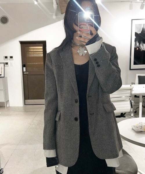 musubore（ムスボレ）の「【 select 】flower charm wire choker / フラワーチョーカー（チョーカー・レディース・シルバー・FREE）」の6枚目の写真