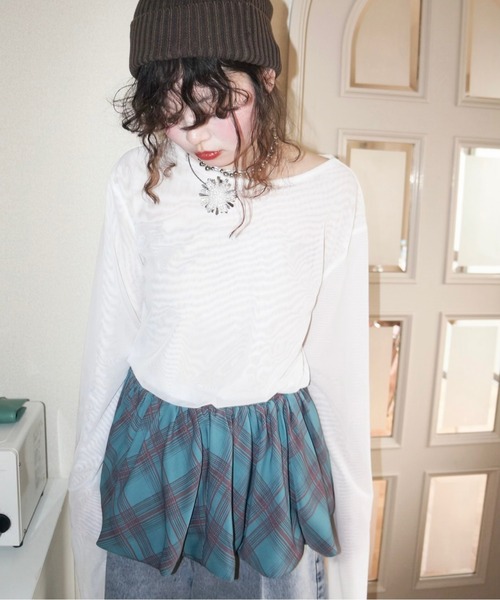 musubore（ムスボレ）の「【 select 】flower charm wire choker / フラワーチョーカー（チョーカー・レディース・シルバー・FREE）」の9枚目の写真