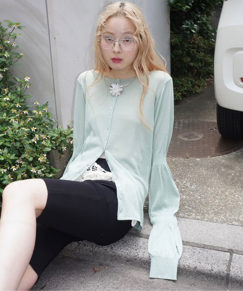 select 】flower charm wire choker / フラワーチョーカー
