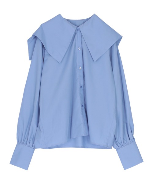 【新品未使用】myclozette cen.♡長袖セーラーカラーブラウス セーラーカラーブラウス ホワイト | Pay ID