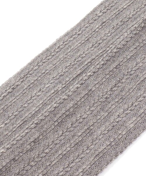 BeBe Petits Pois Vert（ベベプチポワヴェール）の「【店舗限定】フリルニーハイソックス(15~24cm)（ソックス/靴下・キッズ・グレー/ブラック・21.0cm/19.0cm/24.0cm/17.0cm）」の6枚目の写真