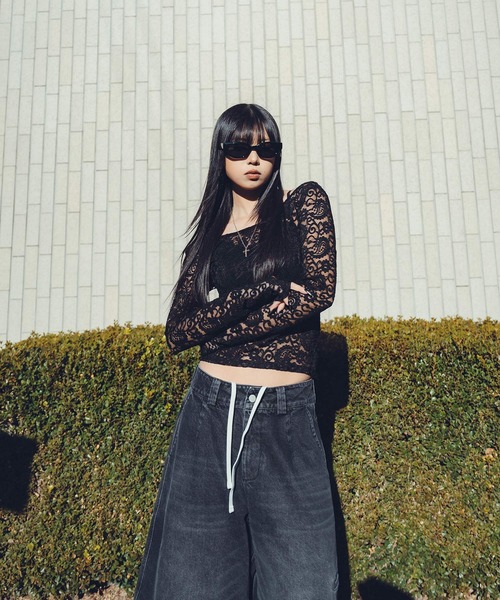 Subciety(サブサエティ)の「Paisley lace top【WOMEN】(Tシャツ/カットソー・レディース・ブラック/ホワイト・FREE)」の18枚目の写真