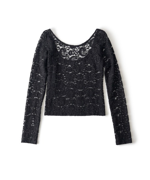 Subciety(サブサエティ)の「Paisley lace top【WOMEN】(Tシャツ/カットソー・レディース・ブラック/ホワイト・FREE)」の17枚目の写真