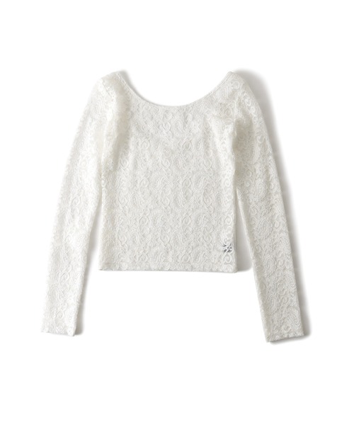 Subciety(サブサエティ)の「Paisley lace top【WOMEN】(Tシャツ/カットソー・レディース・ブラック/ホワイト・FREE)」の21枚目の写真