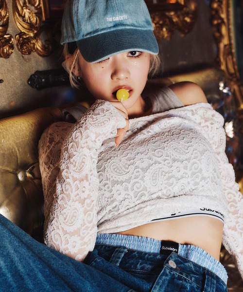 Subciety(サブサエティ)の「Paisley lace top【WOMEN】(Tシャツ/カットソー・レディース・ブラック/ホワイト・FREE)」の6枚目の写真