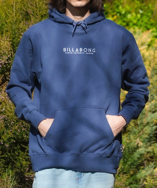 BILLABONG(ビラボン)の「BILLABONG メンズ UNITY LOGO パーカー 【2025年春夏モデル】/ビラボンワンポイントロゴプルオーバーパーカー(パーカー・メンズ・ホワイト/ミント/グレー・X-LARGE/MEDIUM/LARGE)」の2枚目の写真