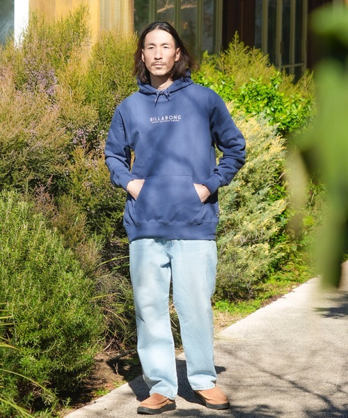 BILLABONG(ビラボン)の「BILLABONG メンズ UNITY LOGO パーカー 【2025年春夏モデル】/ビラボンワンポイントロゴプルオーバーパーカー(パーカー・メンズ・ホワイト/ミント/グレー・X-LARGE/MEDIUM/LARGE)」の13枚目の写真