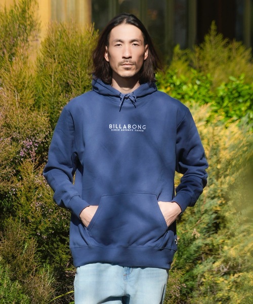 BILLABONG(ビラボン)の「BILLABONG メンズ UNITY LOGO パーカー 【2025年春夏モデル】/ビラボンワンポイントロゴプルオーバーパーカー(パーカー・メンズ・ホワイト/ミント/グレー・X-LARGE/MEDIUM/LARGE)」の15枚目の写真