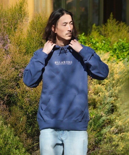 BILLABONG(ビラボン)の「BILLABONG メンズ UNITY LOGO パーカー 【2025年春夏モデル】/ビラボンワンポイントロゴプルオーバーパーカー(パーカー・メンズ・ホワイト/ミント/グレー・X-LARGE/MEDIUM/LARGE)」の16枚目の写真