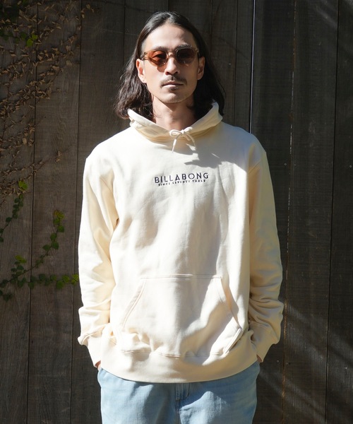 BILLABONG(ビラボン)の「BILLABONG メンズ UNITY LOGO パーカー 【2025年春夏モデル】/ビラボンワンポイントロゴプルオーバーパーカー(パーカー・メンズ・ホワイト/ミント/グレー・X-LARGE/MEDIUM/LARGE)」の6枚目の写真