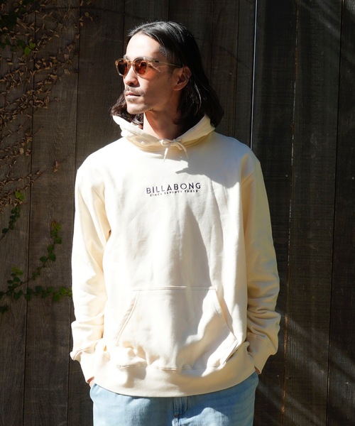 BILLABONG(ビラボン)の「BILLABONG メンズ UNITY LOGO パーカー 【2025年春夏モデル】/ビラボンワンポイントロゴプルオーバーパーカー(パーカー・メンズ・ホワイト/ミント/グレー・X-LARGE/MEDIUM/LARGE)」の7枚目の写真