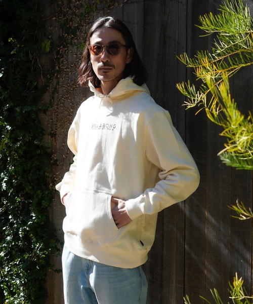 BILLABONG(ビラボン)の「BILLABONG メンズ UNITY LOGO パーカー 【2025年春夏モデル】/ビラボンワンポイントロゴプルオーバーパーカー(パーカー・メンズ・ホワイト/ミント/グレー・X-LARGE/MEDIUM/LARGE)」の8枚目の写真