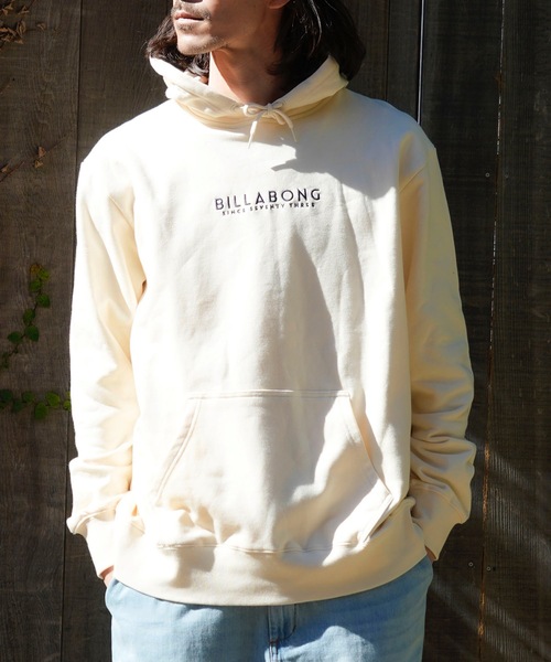 BILLABONG(ビラボン)の「BILLABONG メンズ UNITY LOGO パーカー 【2025年春夏モデル】/ビラボンワンポイントロゴプルオーバーパーカー(パーカー・メンズ・ホワイト/ミント/グレー・X-LARGE/MEDIUM/LARGE)」の11枚目の写真