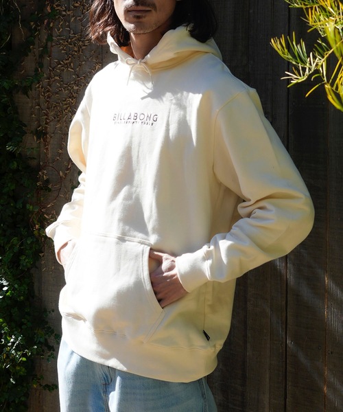 BILLABONG(ビラボン)の「BILLABONG メンズ UNITY LOGO パーカー 【2025年春夏モデル】/ビラボンワンポイントロゴプルオーバーパーカー(パーカー・メンズ・ホワイト/ミント/グレー・X-LARGE/MEDIUM/LARGE)」の12枚目の写真