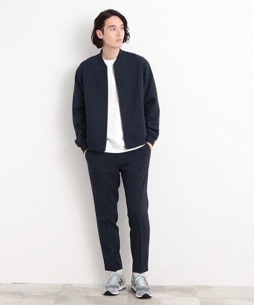 THE SHOP TK （ザ ショップ ティーケー ）の「◆【CAVIAN/キャビアン】リサイクルシャークスキンジップブルゾン セットアップ可（ブルゾン・メンズ・チャコールグレー/ネイビー/ライトグレー・04/03/02）」の21枚目の写真
