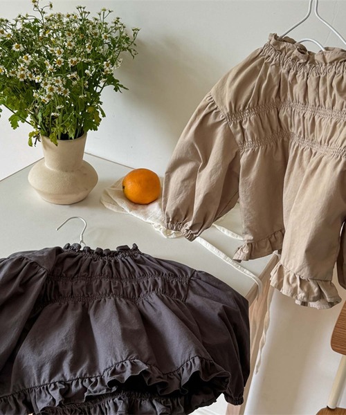 aimoha(アイモハ)の「【aimoha-KIDS-】ブラウス(シャツ/ブラウス・キッズ・ダークグレー/ベージュ・80/90/100/110/120/130)」の20枚目の写真