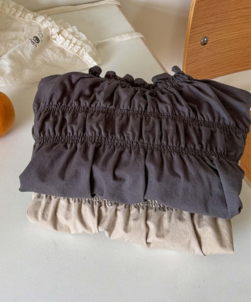 aimoha(アイモハ)の「【aimoha-KIDS-】ブラウス(シャツ/ブラウス・キッズ・ダークグレー/ベージュ・80/90/100/110/120/130)」の21枚目の写真