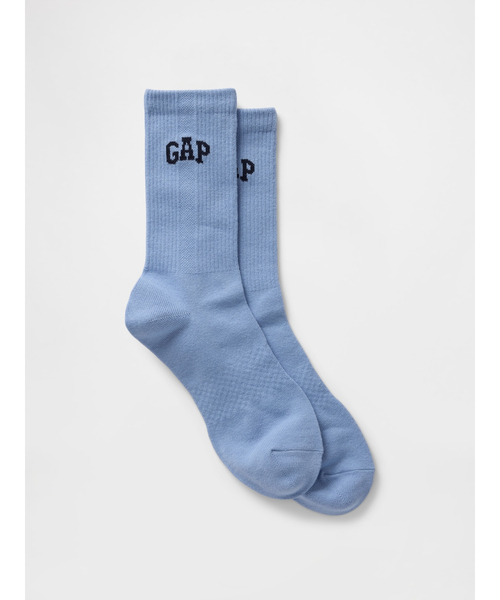 GAP（ギャップ）の「GAPロゴ アスレチック クルーソックス（ソックス/靴下・メンズ・ブルー/レッド/グリーン/イエロー/パープル/ブラック/ワイン/ピンク/ブラウン・M/L/S/M）」の4枚目の写真