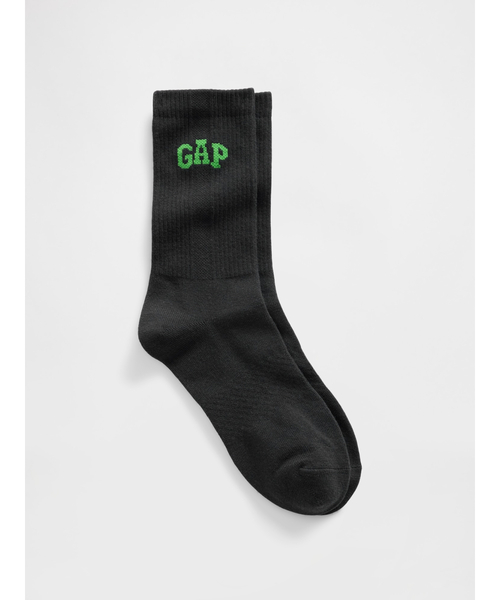GAP（ギャップ）の「GAPロゴ アスレチック クルーソックス（ソックス/靴下・メンズ・ブルー/レッド/グリーン/イエロー/パープル/ブラック/ワイン/ピンク/ブラウン・M/L/S/M）」の2枚目の写真