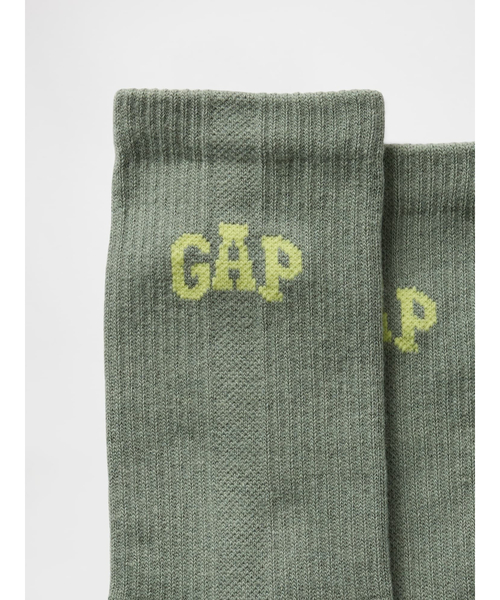 GAP（ギャップ）の「GAPロゴ アスレチック クルーソックス（ソックス/靴下・メンズ・ブルー/レッド/グリーン/イエロー/パープル/ブラック/ワイン/ピンク/ブラウン・M/L/S/M）」の12枚目の写真