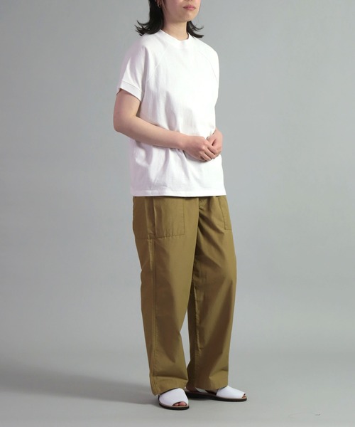 OMNIGOD（オムニゴッド）の「[OMNIGOD womens / オムニゴッド] NCウェザー ワイドイージーカーゴパンツ（カーゴパンツ・レディース・オリーブ/ゴールド・0）」の5枚目の写真