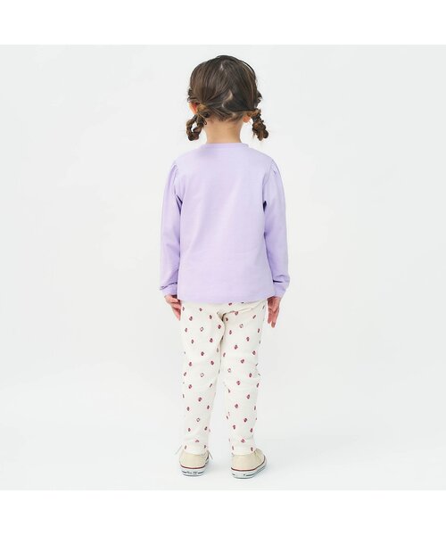 apres les cours（アプレレクール）の「後ろフリルレギンス/7days Style pants（レギンス/スパッツ・キッズ・グレー/アイボリー/ブラック・80/130/90/100/110/120）」の5枚目の写真