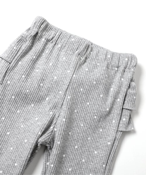 apres les cours（アプレレクール）の「後ろフリルレギンス/7days Style pants（レギンス/スパッツ・キッズ・グレー/アイボリー/ブラック・80/130/90/100/110/120）」の17枚目の写真