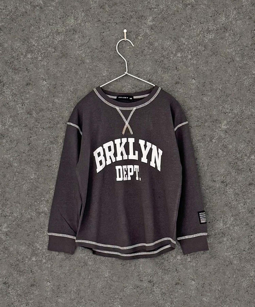 プリント Tシャツ プルオーバー 長袖 プリント ロンT セール】3本針ステッチ オーバーサイズ プリントロンT 長袖 T