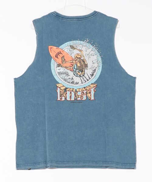 週末限定値下❗️スクランプシャス　SCRUMPCIOUS ノースリーブトップス lost/ロスト タンクトップ/ノースリーブTシャツ バックプリント