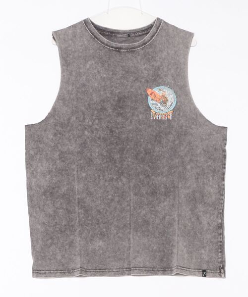 週末限定値下❗️スクランプシャス　SCRUMPCIOUS ノースリーブトップス lost/ロスト タンクトップ/ノースリーブTシャツ バックプリント