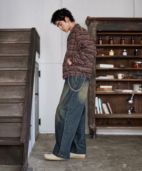 リバーシブル ダブルジップ ハリントンジャケット（ブルゾン）｜Bleme