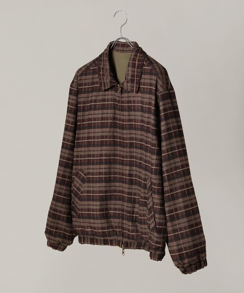 リバーシブル ダブルジップ ハリントンジャケット（ブルゾン）｜Bleme