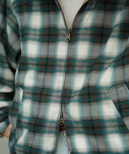 Bleme(ブレム)の「リバーシブル ダブルジップ ハリントンジャケット(ブルゾン・メンズ・ブラック系/ベージュ系/カーキ系・M/S/XL/L)」の6枚目の写真